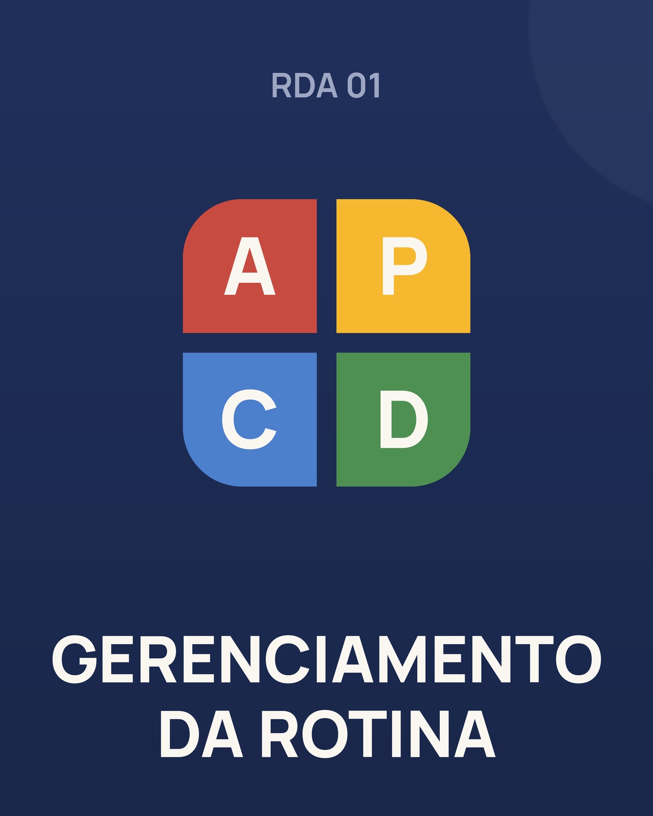 Roda 01: Gerenciamento da Rotina