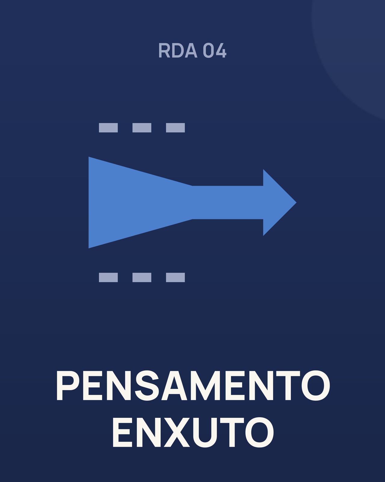 Roda 04: Pensamento Enxuto