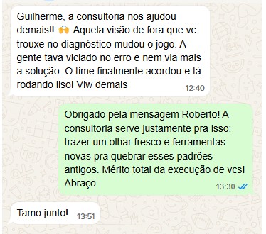 Depoimento de cliente